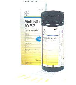 Multistix 10sg 25str multitest