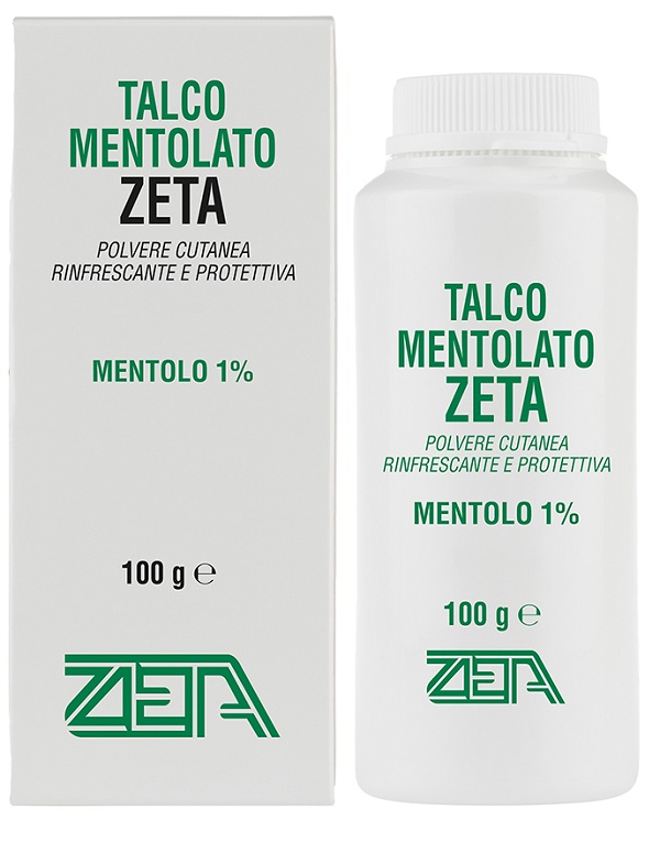 Talco mentolato zeta 100g