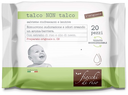 Talco non talco salviette fdr