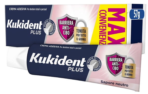 Kukident plus barri a/cibo 57g