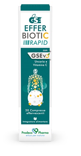 Gse efferbiotic rapid 20cpr
