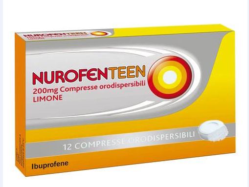 immagine di NUROFENTEEN 200 mg compresse orodispersibili limone