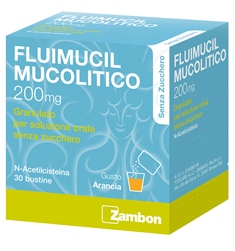 immagine di FLUIMUCIL MUCOLITICO  200 mg granulato per soluzione orale senza zucchero