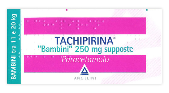 immagine di TACHIPIRINA Bambini 250 mg supposte