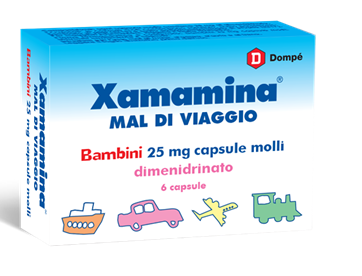 immagine di XAMAMINA MAL DI VIAGGIO 50 mg capsule molli