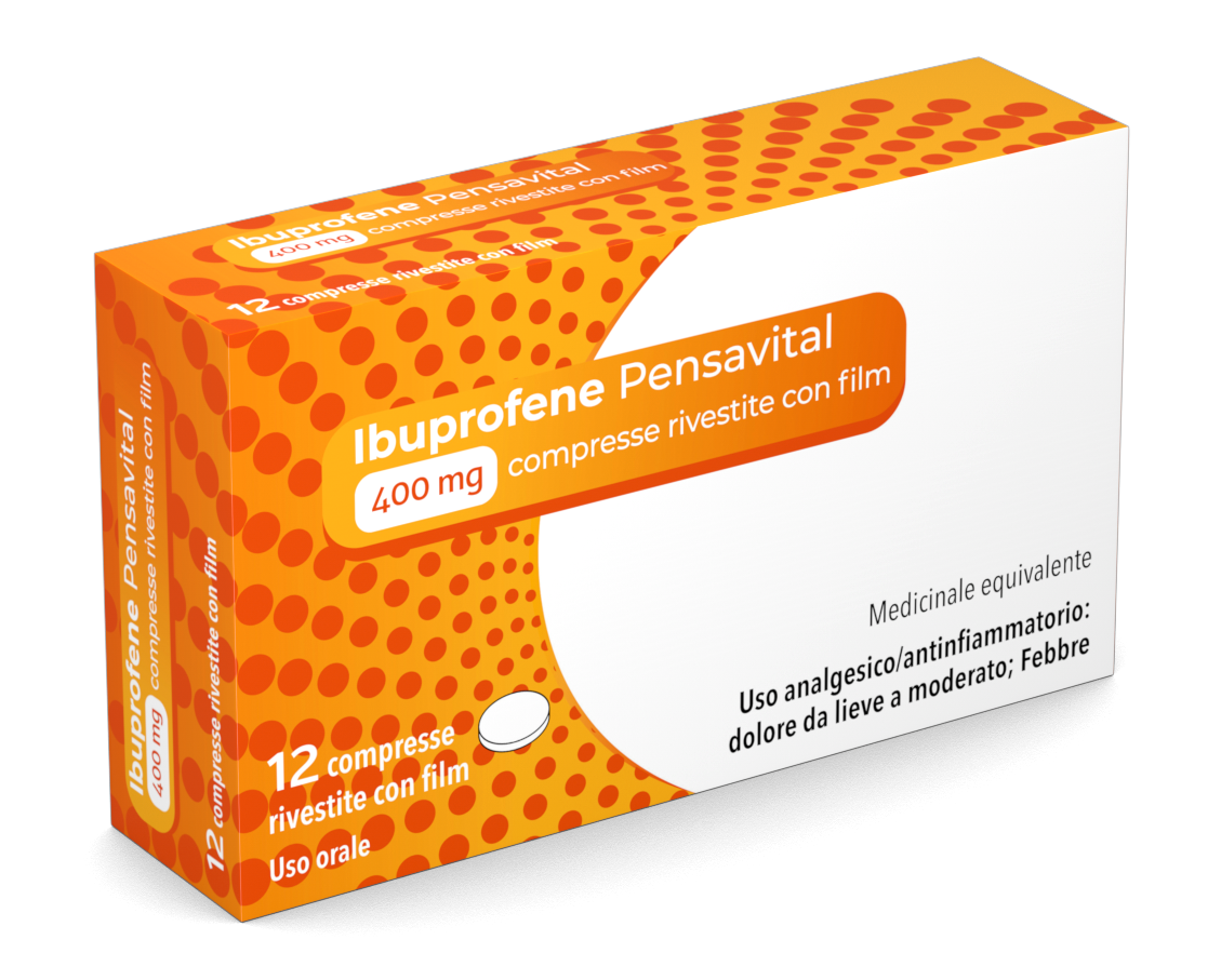 immagine di IBUPROFENE PENSAVITAL 400 mg compresse rivestite con film