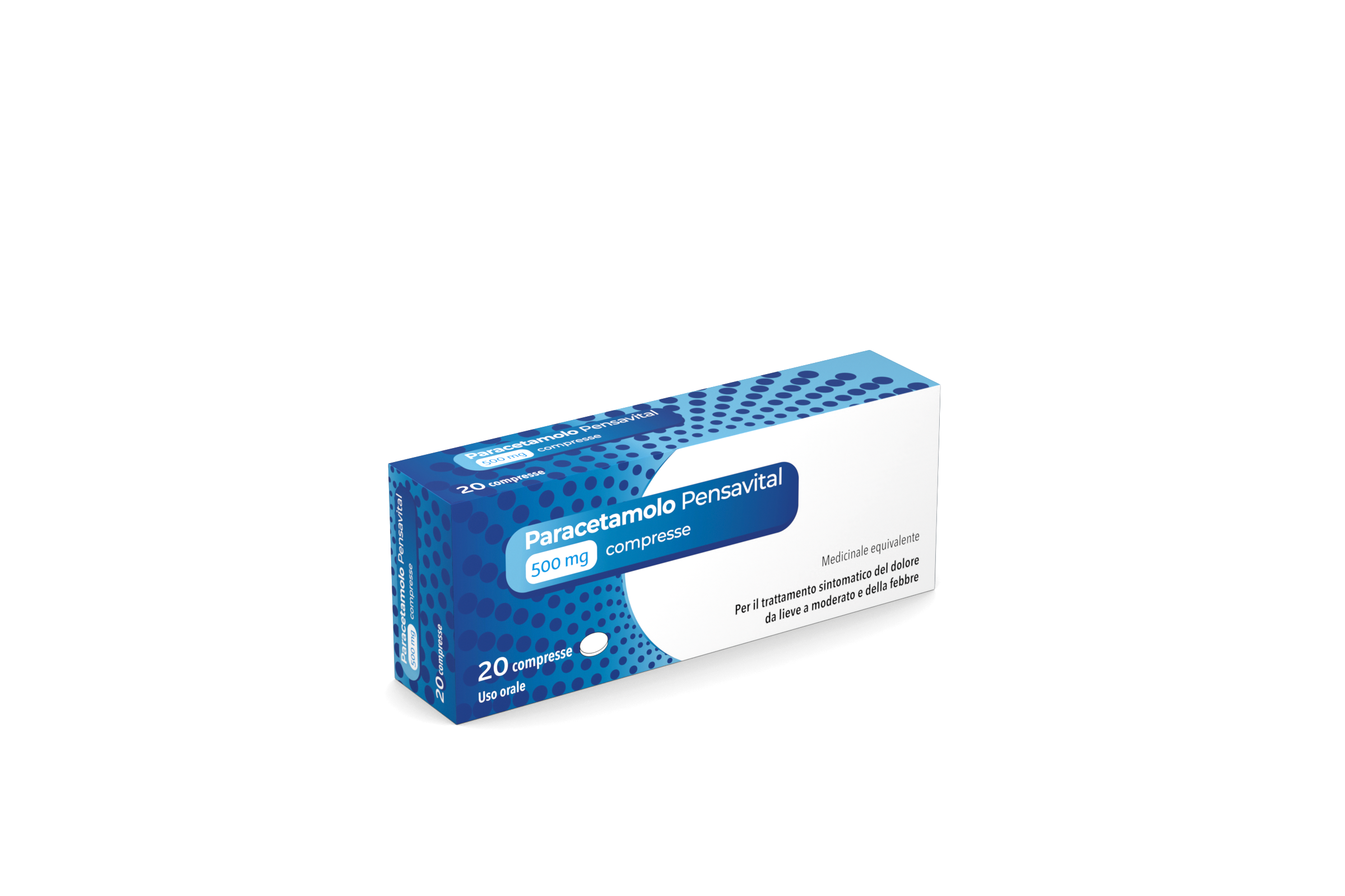 immagine di Paracetamolo Pensavital 500 mg compresse