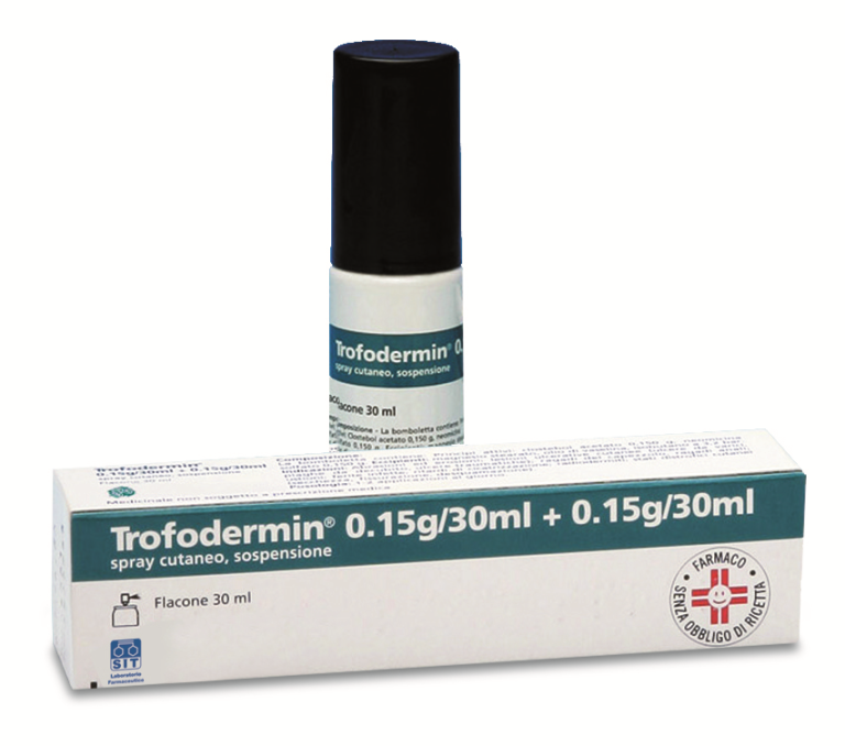 immagine di Trofodermin 5 mg/ml + 5 mg/ml spray cutaneo
