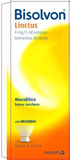 immagine di BISOLVON Linctus 4 mg/5 ml sciroppo - gusto cioccolato-ciliegia