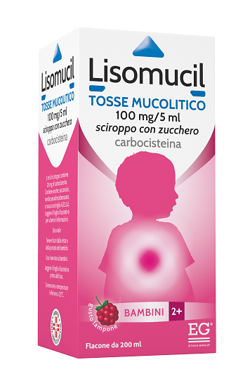 immagine di LISOMUCIL TOSSE MUCOLITICO 750 mg/15 ml sciroppo con zucchero