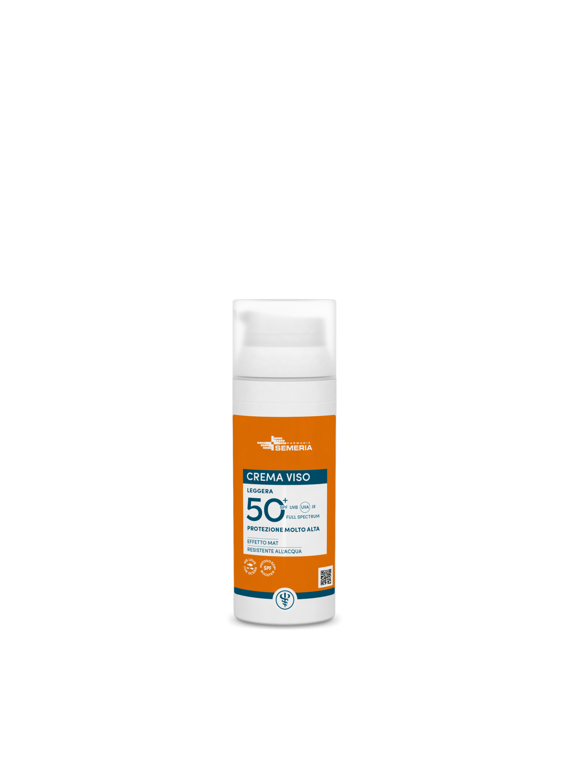 Crema viso leggera solare 50+
