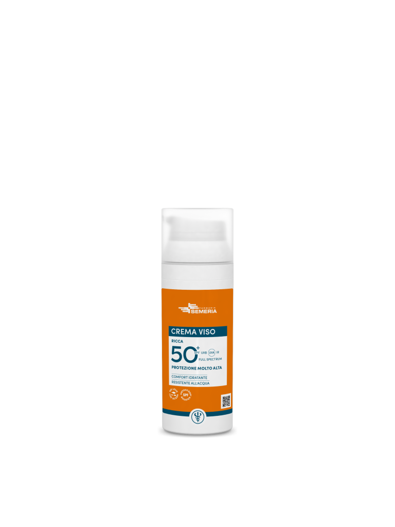 Crema viso ricca solare 50+